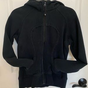 Lululemon black zip up hoodie